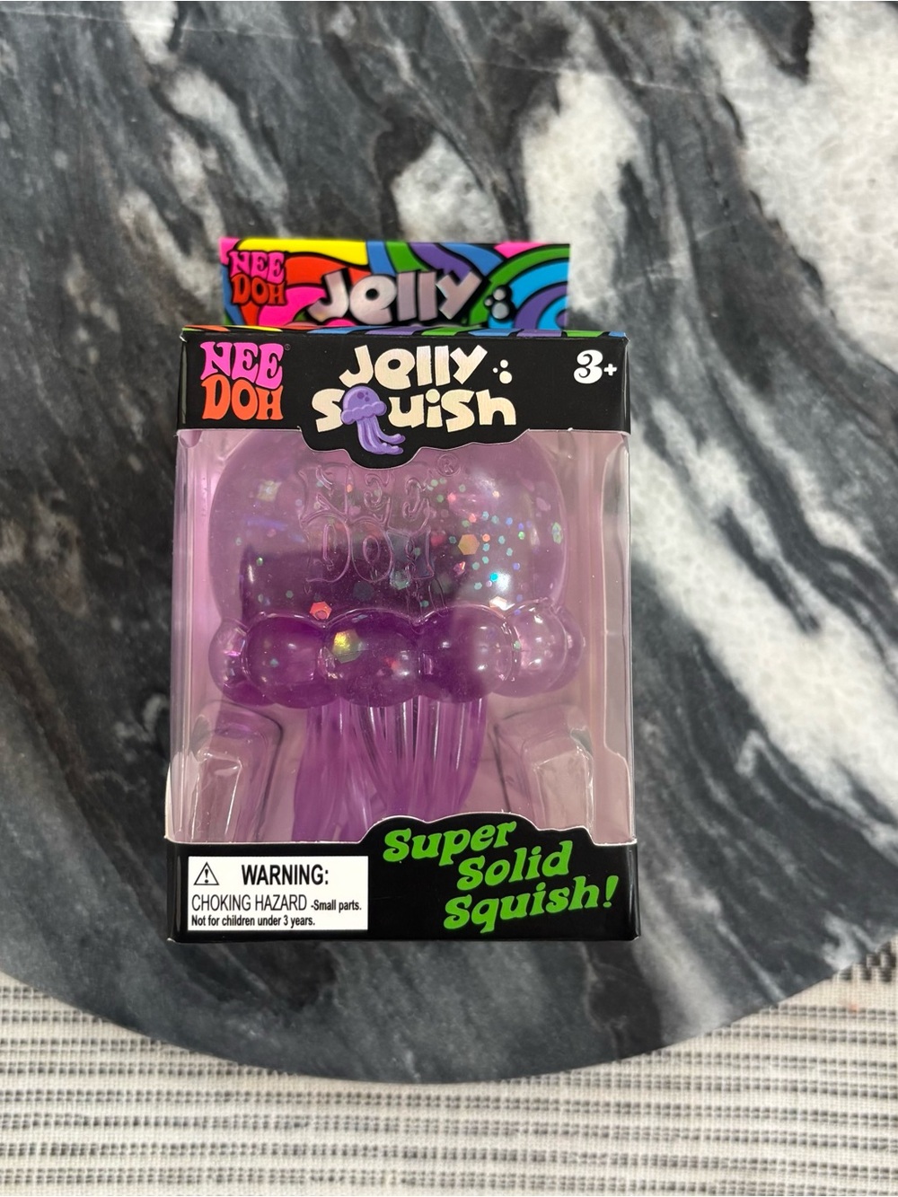 NEW IN BOX NeeDoh Jelly Squish - Purple